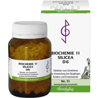 BIOCHEMIE 11 Silicea D 6 tabletter, 500 stk