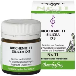 BIOCHEMIE 11 Silicea D 3 tabletter, 80 stk