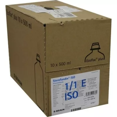 STEROFUNDIN ISO Ecoflac Plus infusjonsløsning, 10X500 ml
