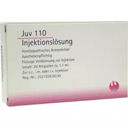 JUV 110 injeksjonsvæske, oppløsning 1,1 ml ampuller, 20X1,1 ml