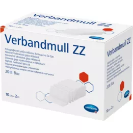 VERBANDMULL Hartmann 10 cmx2 m sikksakk, 1 stk