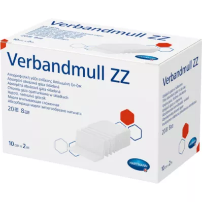 VERBANDMULL Hartmann 10 cmx2 m sikksakk, 1 stk VERBANDMULL Hartmann 10 cmx2 m sikksakk, 1 stk