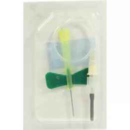 BD VACUTAINER Safety Lok 21 G 18 cm blodprøvesett, 1 stk