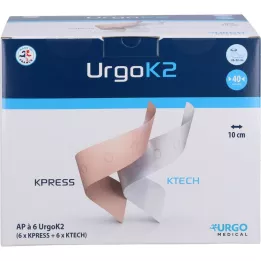 URGOK2 Kompresjonssystem 10cm ankelomkrets 25-32cm, 6 stk