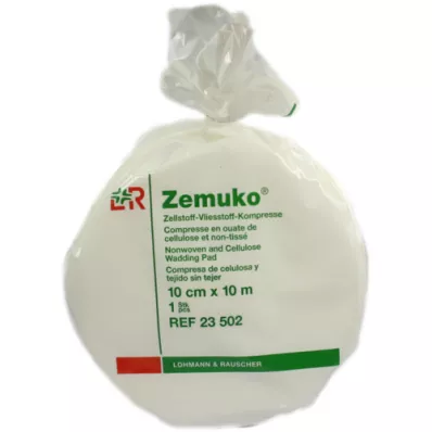ZEMUKO Ikke-vevd kompresjonsrull 10 cmx10 m, 1 stk ZEMUKO Ikke-vevd kompresjonsrull 10 cmx10 m, 1 stk