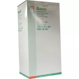 GAZIN Gasbind komp. 10x10 cm steril 12 ganger, 5x20 stk