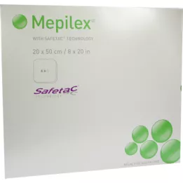 MEPILEX 20x50 cm skumbandasje, 2 stk