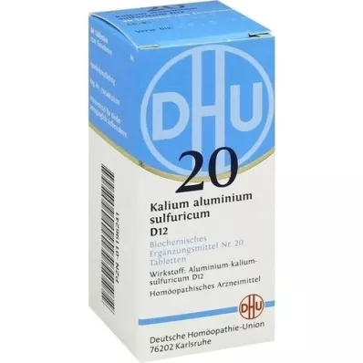 BIOCHEMIE DHU 20 kaliumalun.svovel.D 12 tabletter, 80 stk BIOCHEMIE DHU 20 kaliumalun.svovel.D 12 tabletter, 80 stk