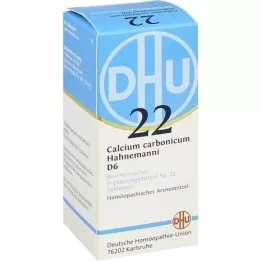 BIOCHEMIE DHU 22 Calcium carbonicum D 6 tabletter, 80 stk