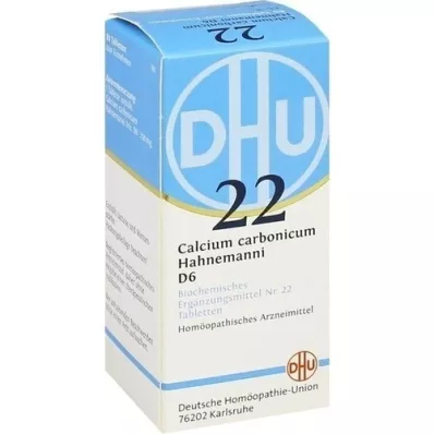 BIOCHEMIE DHU 22 Calcium carbonicum D 6 tabletter, 80 stk BIOCHEMIE DHU 22 Calcium carbonicum D 6 tabletter, 80 stk