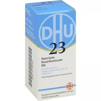BIOCHEMIE DHU 23 Natrum bicarbonicum D 6 tabletter, 80 stk BIOCHEMIE DHU 23 Natrum bicarbonicum D 6 tabletter, 80 stk