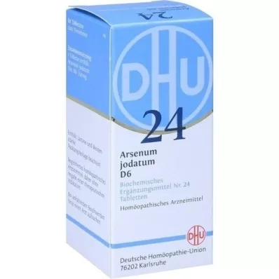 BIOCHEMIE DHU 24 Arsenum jodatum D 6 tabletter, 80 stk BIOCHEMIE DHU 24 Arsenum jodatum D 6 tabletter, 80 stk