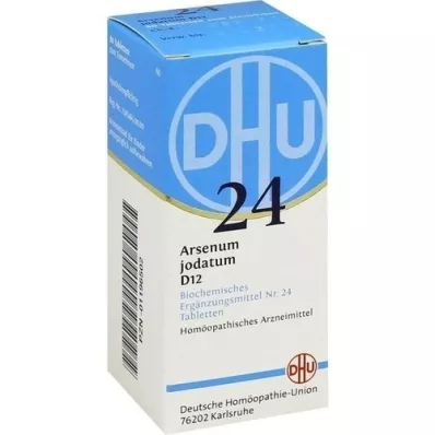 BIOCHEMIE DHU 24 Arsenum jodatum D 12 tabletter, 80 stk BIOCHEMIE DHU 24 Arsenum jodatum D 12 tabletter, 80 stk