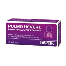 PULMO HEVERT Bronkialkomplekstabletter, 40 stk