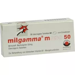 MILGAMMA mono 50 belagte tabletter, 30 stk
