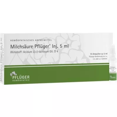 MILCHSÄURE Pflueger injeksjonsløsning 5 ml, 10 stk