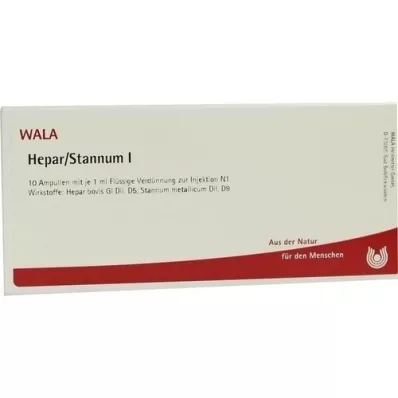 HEPAR STANNUM I ampuller, 10X1 ml HEPAR STANNUM I ampuller, 10X1 ml