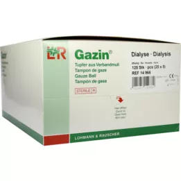 GAZIN Dialyseservietter 2+3 steril med beskyttelsesring, 125 stk