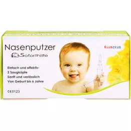 KLUGZEUG Neserens øyeblikkelig hjelp nesesuger, 1 stk
