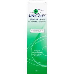 UNICARE Alt-i-ett-løsning for alle harde kontaktlinser, 240 ml
