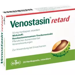 VENOSTASIN retard 50 mg hard kapsel retardert, 20 stk