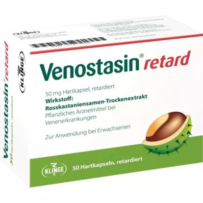 VENOSTASIN retard 50 mg hard kapsel retardert, 50 stk