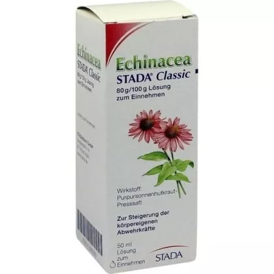 ECHINACEA STADA Klassisk 80 g/100 g løsning til konsum, 50 ml ECHINACEA STADA Klassisk 80 g/100 g løsning til konsum, 50 ml