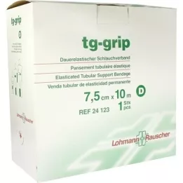 TG GRIP Støtterørbandasje D 7,5 cmx10 m, 1 stk