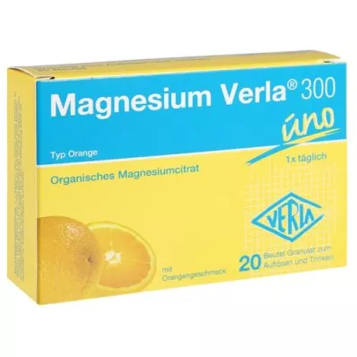 MAGNESIUM VERLA 300 appelsingranulat, 20 stk MAGNESIUM VERLA 300 appelsingranulat, 20 stk