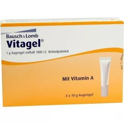 VITAGEL Øyegelé, 3X10 g