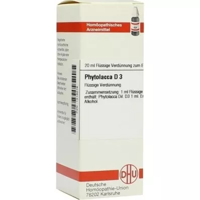 PHYTOLACCA D3 fortynning, 20 ml