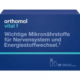 ORTHOMOL Vital F drikkeflaske/kapsel kombinasjonspakke, 30 stk