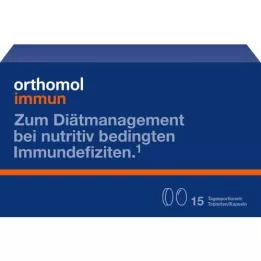 ORTHOMOL Immune 15 tabletter/kapsel kombinasjonspakning, 1 stk