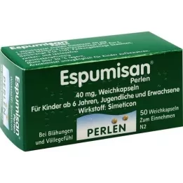 ESPUMISAN Perlemyke kapsler, 50 stk