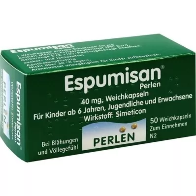 ESPUMISAN Perlemyke kapsler, 50 stk