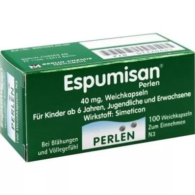 ESPUMISAN Perlemyke kapsler, 100 stk ESPUMISAN Perlemyke kapsler, 100 stk