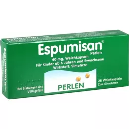 ESPUMISAN Perlemyke kapsler, 25 stk