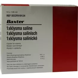 KLYSMA 1x saltvann, 10X135 ml