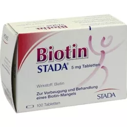 BIOTIN STADA 5 mg tabletter, 100 stk