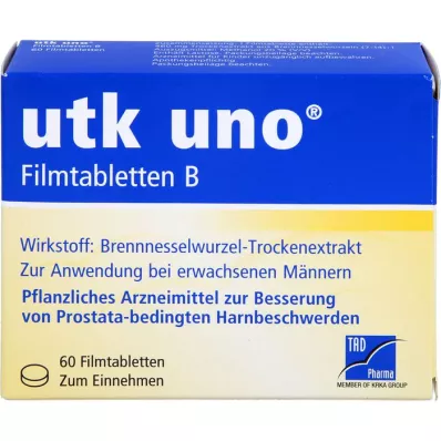 UTK uno filmdrasjerte tabletter B, 60 stk