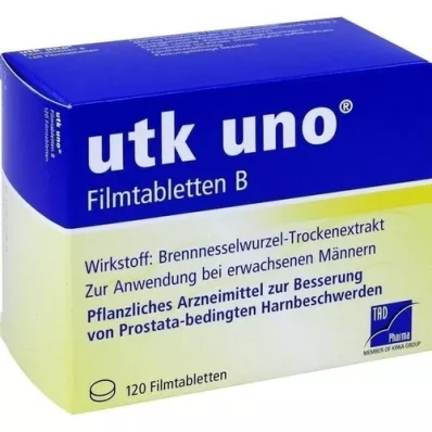 UTK uno filmdrasjerte tabletter B, 120 stk