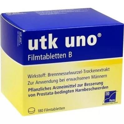 UTK uno filmdrasjerte tabletter B, 180 stk
