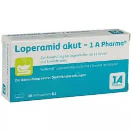 LOPERAMID akut-1A Pharma harde kapsler, 10 stk