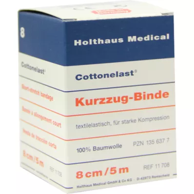 KURZZUGBINDE Bomullslast 8 cmx5 m, 1 stk KURZZUGBINDE Bomullslast 8 cmx5 m, 1 stk