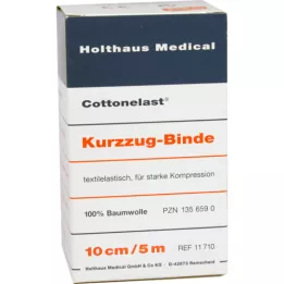 KURZZUGBINDE Bomullslast 10 cmx5 m, 1 stk