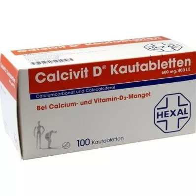 CALCIVIT D Tyggetabletter, 100 stk CALCIVIT D Tyggetabletter, 100 stk