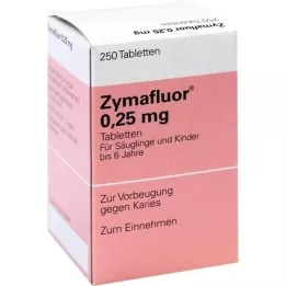 ZYMAFLUOR 0,25 mg tabletter, 250 stk