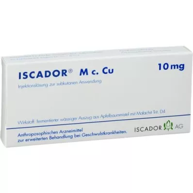 ISCADOR M c.Cu 10 mg injeksjonsvæske, 7X1 ml ISCADOR M c.Cu 10 mg injeksjonsvæske, 7X1 ml
