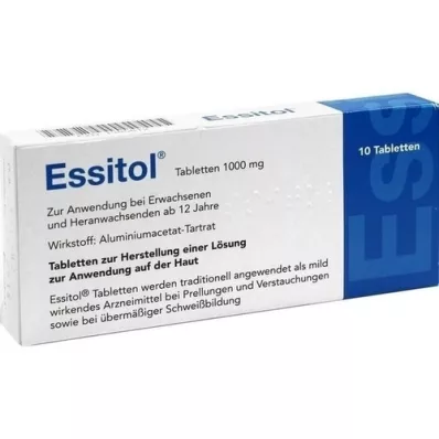 ESSITOL Tabletter, 10 stk ESSITOL Tabletter, 10 stk