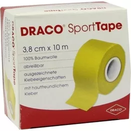 DRACO TAPEVERBAND 3,8 cmx10 m gul, 1 stk